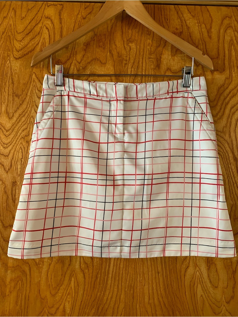Izod White Golf Skirt with Built in Shorts